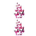 thumbnail image 4 of serony 12Pcs 3D DIY Wall Stickers PVC Kid Room Decal Home Decoration Decor purple 2Set, 4 of 6