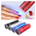 thumbnail image 2 of Lampe Torche à Lumière UV Super Mini 9 LED Lampe de Poche Lumière Ultraviolette Sèche-Ongles Masque Gel pour Ongles Séchage Rapide Outil de Manucure, Facile à Utiliser, 2 of 7