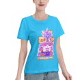 thumbnail image 2 of Women's Basic Short Sleeve T-Shirt Super Saiyan, 2 of 6