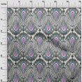 thumbnail image 2 of oneOone Viscose Chiffon Fabric Big Motif Ikat Print Fabric BTY 42 Inch Wide, 2 of 4