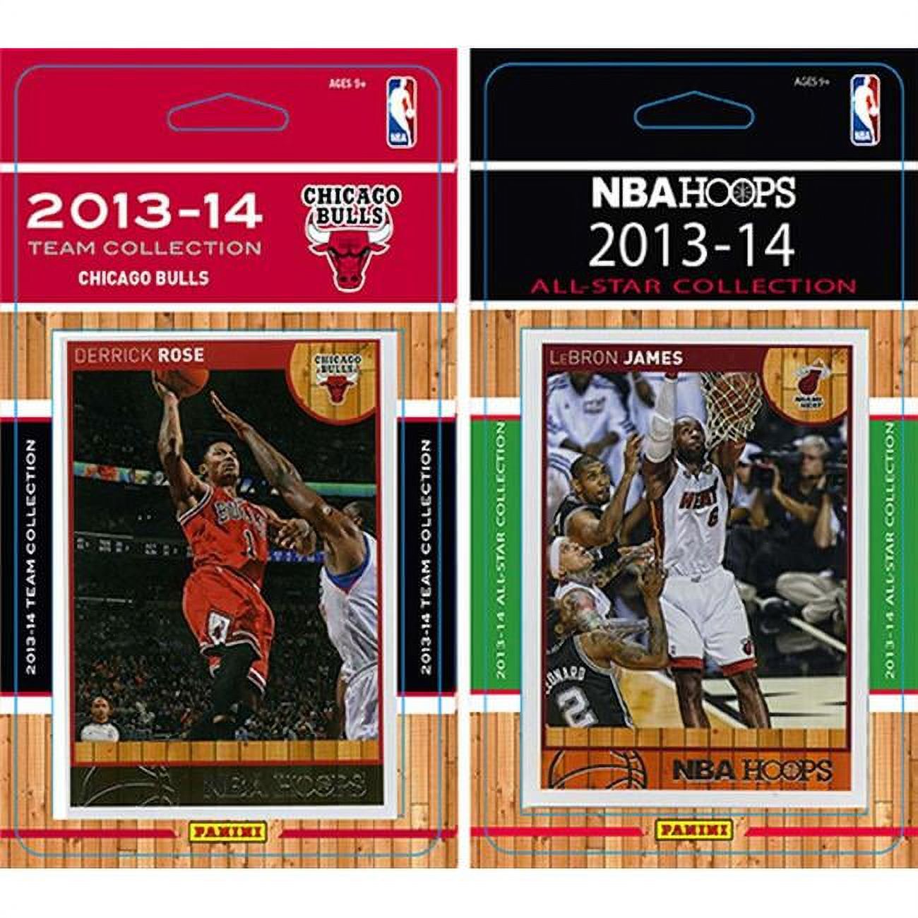 CandICollectables 2013BULLSTS NBA Chicago Bulls sous Licence 2013-14 Ensemble d'Équipe de Créoles Plus 2013-24 Ensemble d'All-Star de Créoles