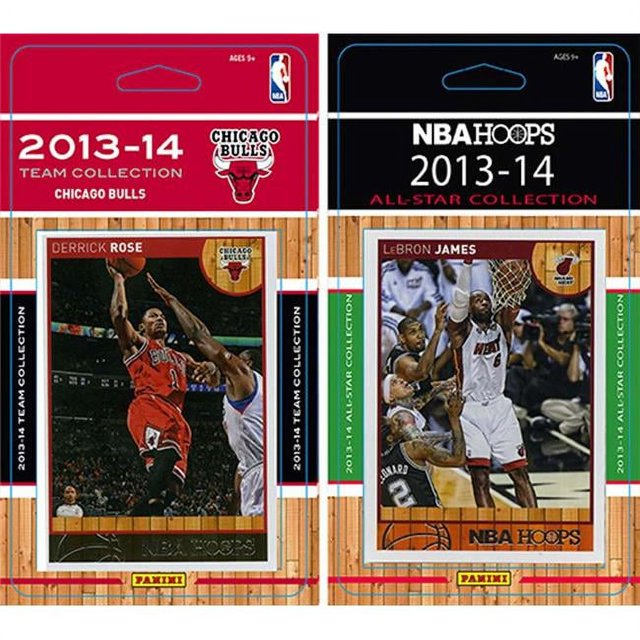 CandICollectables 2013BULLSTS NBA Chicago Bulls sous Licence 2013-14 Ensemble d'Équipe de Créoles Plus 2013-24 Ensemble d'All-Star de Créoles