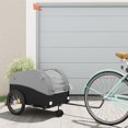 thumbnail image 1 of vidaXL Bike Trailer Black and Grey 45 kg Iron, 1 of 5