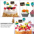 thumbnail image 4 of MasteelfCA 18Pcs Back To School Cupcake Toppers Cake Decorations Desserts Cupcake Toppers, 4 of 8