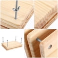 thumbnail image 3 of HOOWIFFY Manual Wooden Bookbinding Clamp Tool for Secure Book Pressing and Repairing, 3 of 8