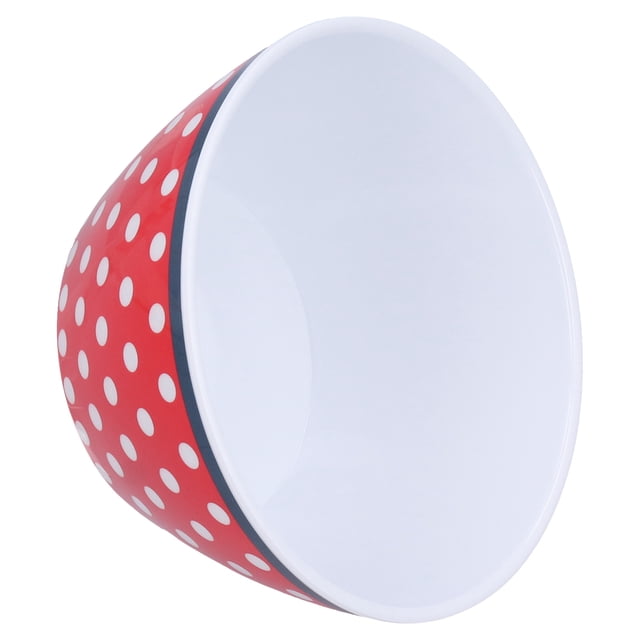 Cake Bowl, Thickened Bowl Dinner 500ml Yogurt For Baking Table Decoration Red Dot