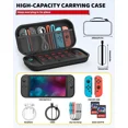 thumbnail image 4 of Accessories for Nintendo Switch 2 2025, Portable Hard Shell Carrying Case with 2 HD Screen Protectors, TPU Protective Skin, Dust Plugs Kit, 4 Thumb Grips Switch 2 Accessories Bundle, 4 of 7