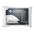 thumbnail image 1 of Sealy Luxe Support Bed Pillow, S/Q- Durable Support Down Feather Fill, 1 of 6