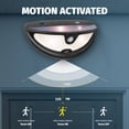 thumbnail image 2 of Bell + Howell Bionic Wall Light Max 2 Pack Solar Powered Motion Activated Outdoor Security Lights, 2 of 7