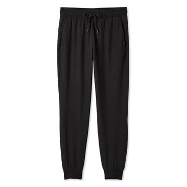 Jogger tissé avec revers côtelés Athletic Works pour femmes