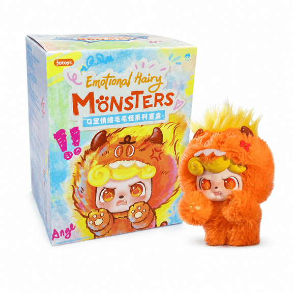 Tradeopia Emotional Hairy Monsters Series Pendant Blind Box Action Figure Model Kit