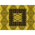thumbnail image 1 of Ahgly Company Machine Washable Indoor Rectangle Transitional Yellow Area Rugs, 2' x 4', 1 of 7