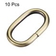 thumbnail image 3 of Unique Bargains Bronze Tone Oval Buckles Iron Electroplating (10 Pack), 3 of 4