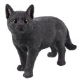 thumbnail image 1 of Garden Decor Animal Statue Black Cat Walking Looking Left Statue, 1 of 5