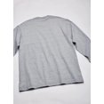 thumbnail image 4 of Hanes Men's Beefy Long Sleeve Shirt, Light Steel, M, 4 of 5