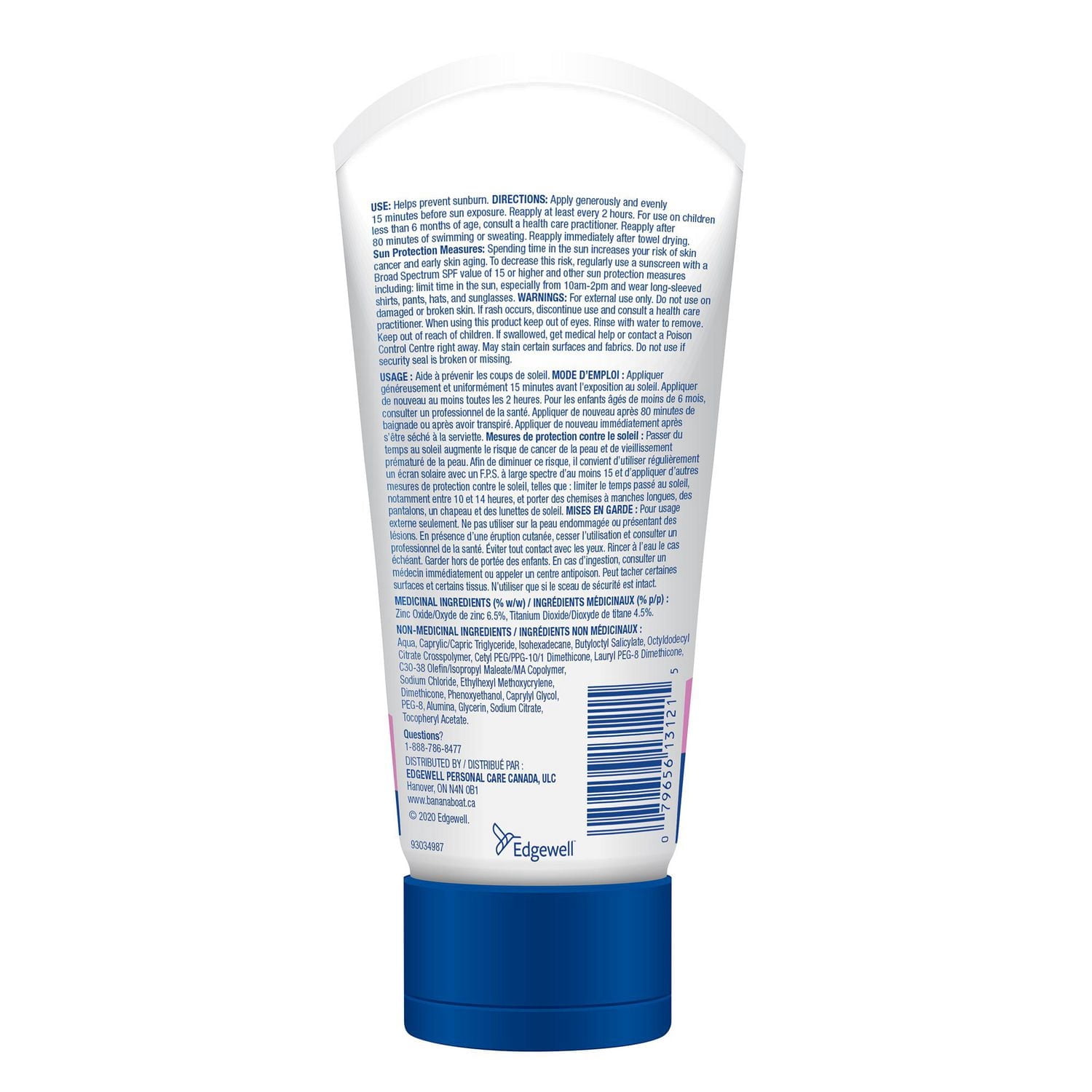 Banana Boat® Simply Protect™ Bébé Lotion Écran Solaire Minérale FPS 50+