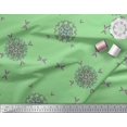 thumbnail image 3 of Soimoi Poly Georgette Fabric Leaves & Mandala Decorative Fabric Prints by Yard 52 Inch Wide, 3 of 3