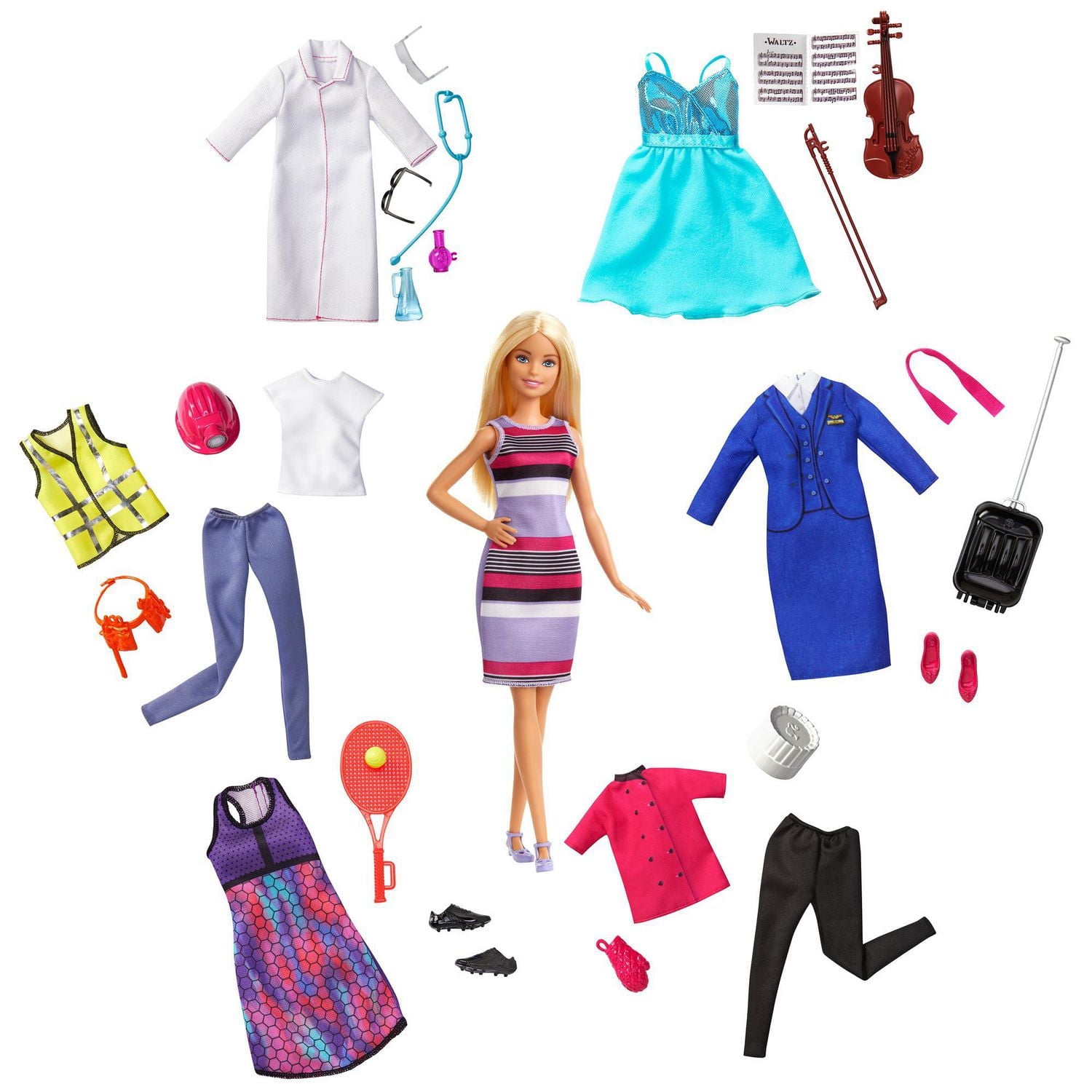 Barbie Carrières de rêve Poupée et tenues