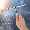 thumbnail image 3 of Stainless Steel Zinc Alloy Window Squeegee Car Windshield Glass Mirror Cleaning Tool with Hook, 3 of 10