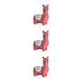 thumbnail image 4 of Wweixi 1/2/3 Animal Shape Pots Durable Materials For In Garden For Small Spaces Eco-friendly Crooked Head red 3PCS, 4 of 6