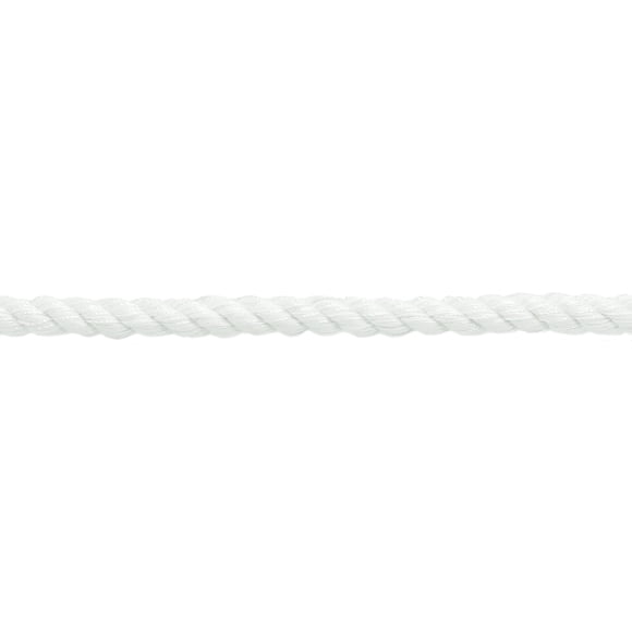 Cordon Décoratif Torsadé de 3/8 Pouces (1 cm) / Garniture de Cordon (Style No 0038NL), Blanc Pur #A1 (Blanc Éclatant) 10 Yards (30 Pieds/9.5m)