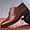 H-Brown, variant on Kcodviy Color Solid Business Summer Men's Handmade Leather Dress Shoes Style Shoes Leather Men's Leather Slip on Work Shoes for Men Leisure Breathable Men's Leather Men Leather Shoes Casual Shoes