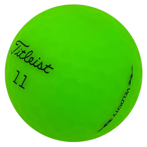 36 Titleist Velocity 5A Vert par Mulligan Golf Balls - Balles de Golf Usagées