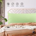 thumbnail image 4 of PiccoCasa 2Pcs Microfiber Long Pillowcases Envelope, Sage Green 20x72 inch, 4 of 8