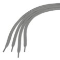 thumbnail image 3 of 2 Pair Two LayerShoestring Thick Elastic Flat Shoelace for Gray 120 cm, 3 of 4
