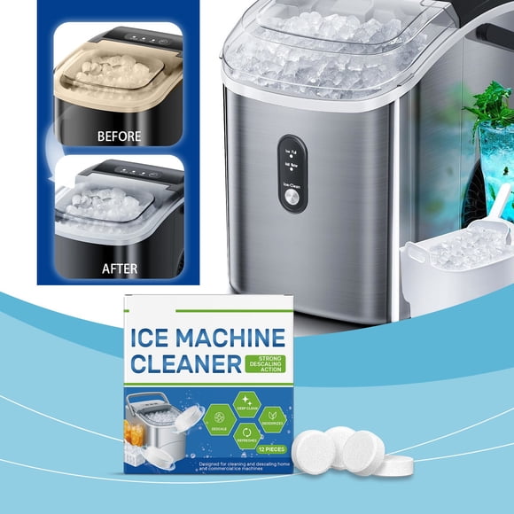 BAOPAI Ice Maker Cleaning Effervescent Sheet Descaling Deodorization and Care for Home and Commercial Use