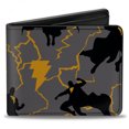 thumbnail image 1 of Black Adam Silhouette Action Poses Bi-Fold Wallet, 1 of 3