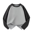 thumbnail image 1 of T-shirts à Manches Longues pour Enfants Filles Garçons Raglan Tee Baseball, 1 of 3