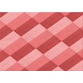 thumbnail image 1 of Ahgly Tapis Rectangulaire Lavable en Machine Intérieur Transitionnel Rose Corail Clair, 2 Pieds x 3 Pieds, 1 of 7