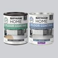 thumbnail image 2 of Rust-Oleum 367601 Trousse de Revêtement de Plancher Intérieur pour la Maison, Gris Perle Semi-Lustré 32 Fl Oz (Lot de 2), 2 of 6