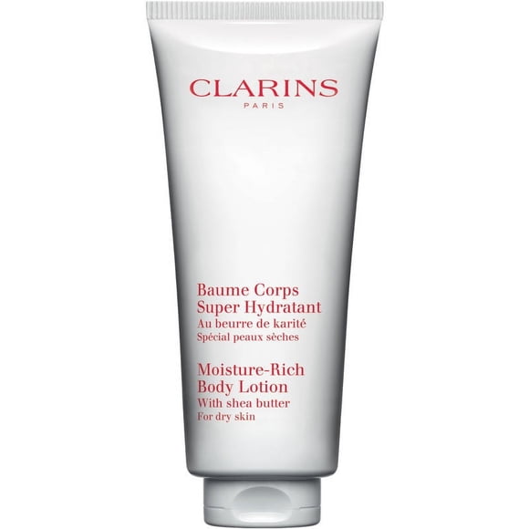 Clarins Paris Lotion pour le Corps Riche en Hydratation avec Beurre de Karité - pour Peau Sèche 200 ml / Tout Neuf