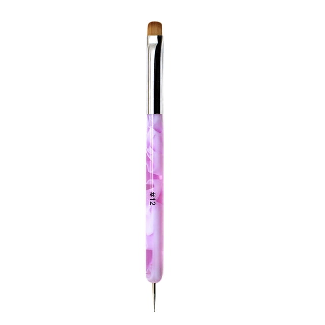 mtvxesu Dotting Tools French Manicure Brush -Two Way Nail Art Brush With Dotting Manicure Tool For Manicure Cuticle Clean Up Nail Art Design , Nail Dotting Pen Sale