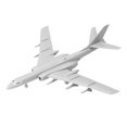 thumbnail image 4 of lionlar Chinois H6K Avion Modèle Présentoir 1/144 Simulation Ornement Modèle de Combattant, 4 of 9