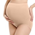 thumbnail image 1 of MeetoTime Culottes de Maternité Taille Haute pour Femmes, Grossesse, Sans Coutures, Douces, Extensibles, Soutien, Hipster, 1 of 5