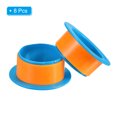 thumbnail image 3 of Unique Bargains Poignée de Rétrécissement 3 Pouces, Distributeur de Pellicule Extensible 8 Pcs Distributeur de Film Extensible Main en Plastique pour Meubles, Bleu, 3 of 5
