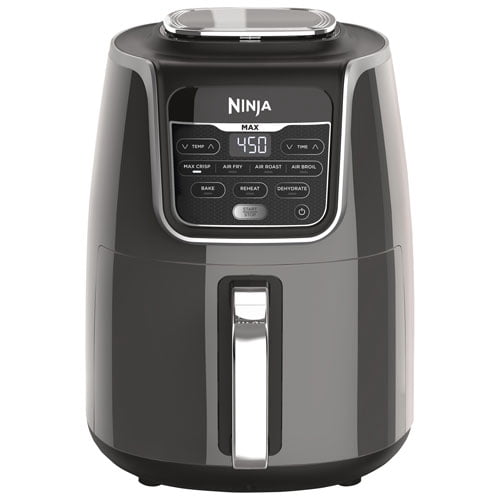 Ninja Max TG Friteuse à Air Chaud – 5.2L (5.5QT) – Gris – Boîte Ouverte – Testé & Garanti