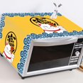 thumbnail image 5 of Microwave Oven Cover, Dustproof Cotton Machine Protector Anti-Dust Linen Fabric Microwave Dustproof Cloth Cover Decorative Kitchen Appliance Cover(Lucky Cat), 5 of 5