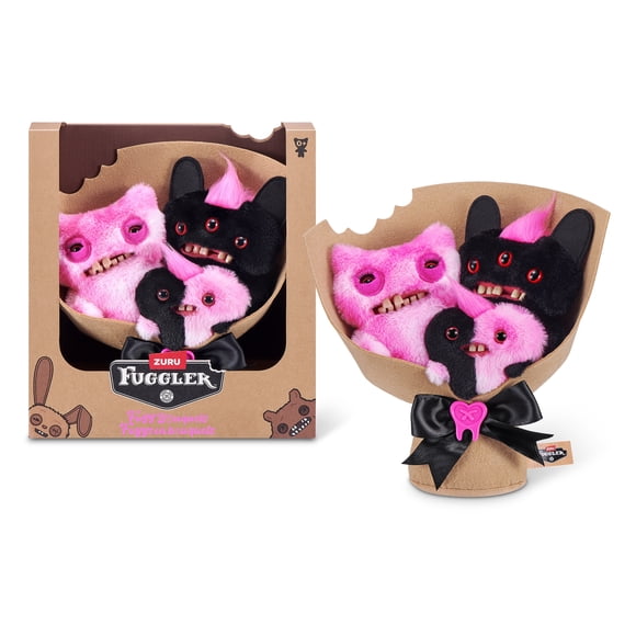 Ensemble de 3 peluches Fuggler Bouquet (Munch Munch, Reek-o, Munch-o) de ZURU pour tous les âges