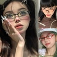 thumbnail image 3 of Clearance Now! Retro small frame hot girl oval glasses frame ωυ ιρ д✨ ыи U2C4, 3 of 8