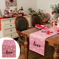 thumbnail image 1 of Boovnll Valentines Day Table Runner, 13x35" Valentine's Day Printing Table Runner, Valentines Table Runner for Holiday Kitchen Dining Table, Party Decor, Valentines Day Decorations, 1 of 6