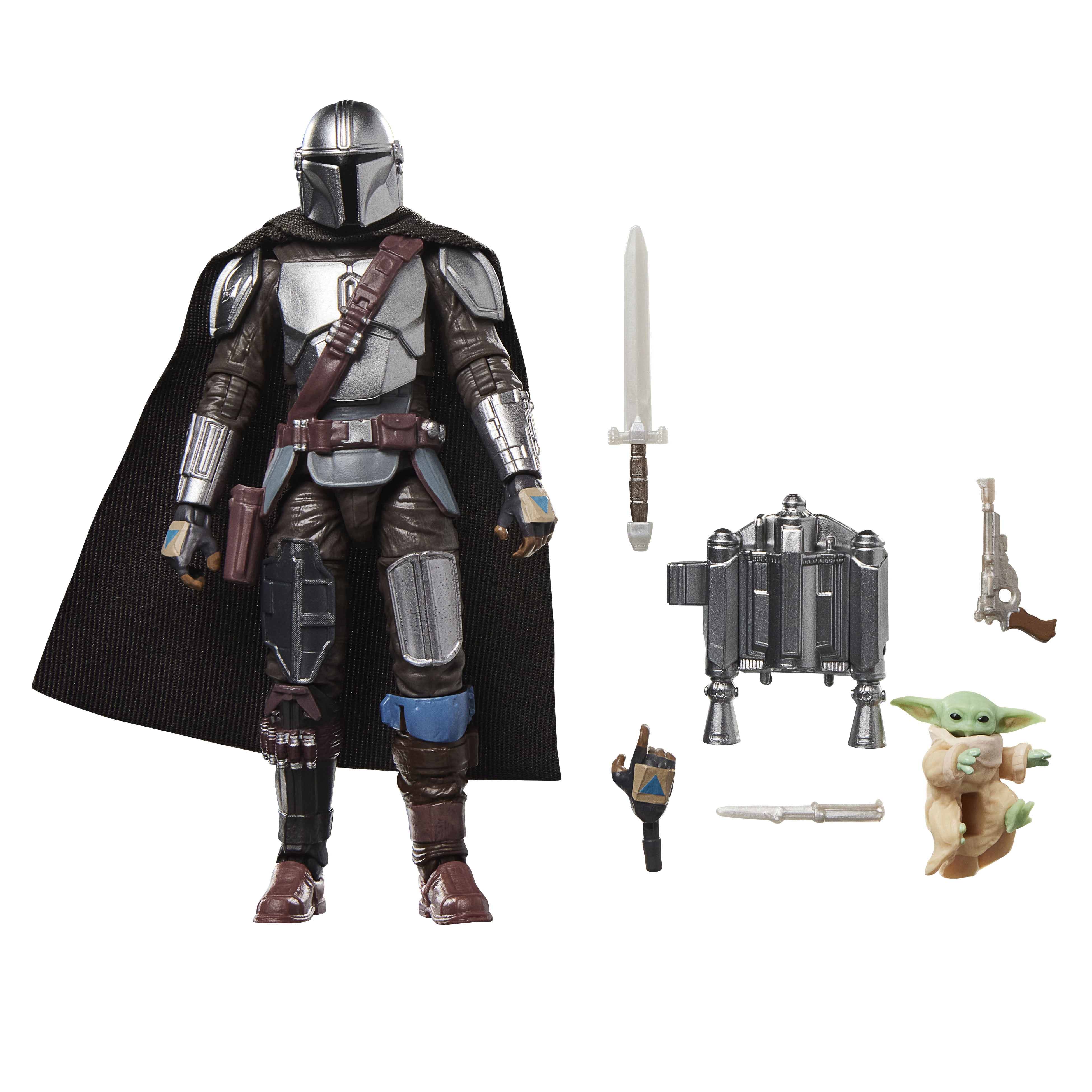 Star Wars The Vintage Collection The Mandalorian & Grogu, Star Wars: The Mandalorian & Grogu 3.75 Inch Collectible Action Figure