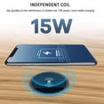 thumbnail image 3 of TopLLC Wireless Charger,15W Max Wireless Charging Pad,Embedded 15W Desktop Wireless Charger, Smart Phone on Clearance, 3 of 8