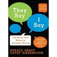 thumbnail image 1 of "They Say / I Say": The Moves That Matter in Academic Writing, 1 of 1