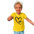thumbnail image 2 of MeetoTime T-shirt en Coton pour Tout-Petits Enfants Garçons Filles Col Rond Saint-Valentin Imprimé Manches Courtes Haut Tee 3-10 Ans, 2 of 4
