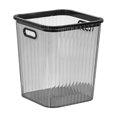 thumbnail image 2 of Chmadoxn Garbage Can, Trash Can Transparent Trash Can Household Modern Living Room Restroom Pressure Ring With Handle Sanitary Bin Plastic garbage bin, 2 of 8
