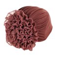 thumbnail image 2 of Chapeau Chapeau de Tête Fleurs Décontracté pour Femmes Turban Musulman, 2 of 4
